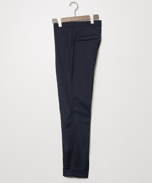 PT TORINO（ピーティートリノ）の「【PT TORINO】1プリーツスラックス MASTER 1P（スラックス・メンズ・ネイビー/グレー・42/44/46）」の2枚目の写真