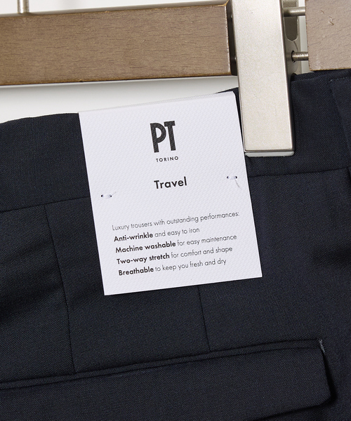 PT TORINO（ピーティートリノ）の「【PT TORINO】1プリーツスラックス MASTER 1P（スラックス・メンズ・ネイビー/グレー・42/44/46）」の6枚目の写真