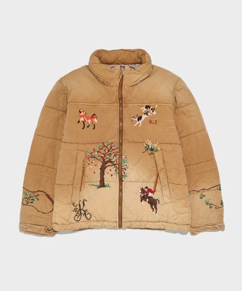 KHOKI（コッキ）の「Washed wool zip up jacket（ブルゾン