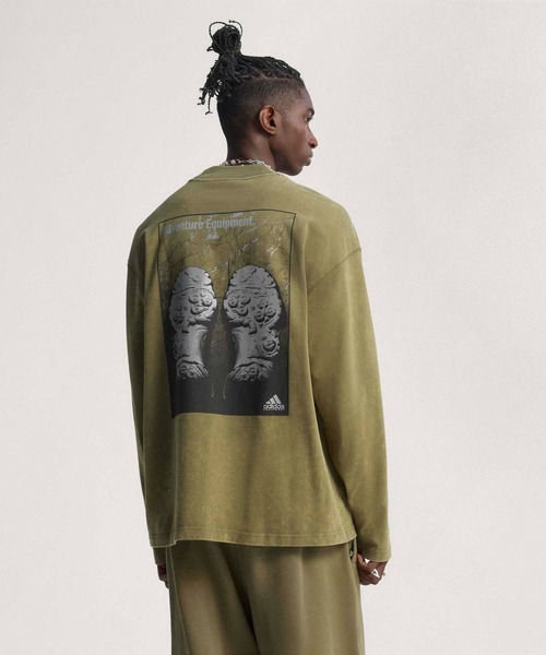 セール】adidas EQT グラフィック長袖Tシャツ / ロンT / アディダス