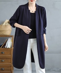 ONEP STAR（ワンピスター）の「ノーカラーミニマルコート（ノーカラーコート）」