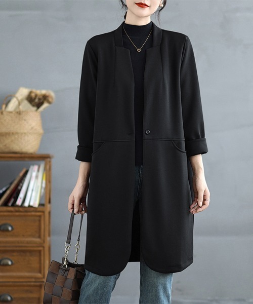 sandro サンドロ 完売 ノーカラー コート ネイビー 金ボタン 楽天市場】SANDRO（コート・ジャケット｜レディースファッション）の通販