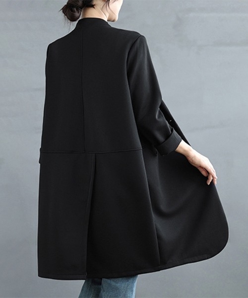 ノーカラーミニマルコート（ノーカラーコート）｜ONEP STAR（ワンピ