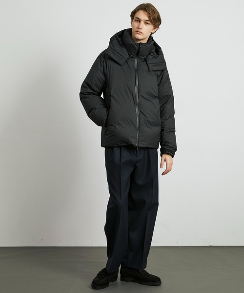 UNITED TOKYO（ユナイテッドトウキョウ）の「≪再入荷なし残りわずか≫超撥水CLOUD TEX 2WAY マイクロリップダウン　｜２WAY/撥水/防寒/冬服/大人気/スタンド/フード/通勤（ダウンジャケット/コート・メンズ・ブラウン/ダークグレー/ブラック・1/2/3）」の8枚目の写真