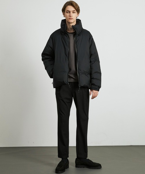 UNITED TOKYO（ユナイテッドトウキョウ）の「≪再入荷なし残りわずか≫超撥水CLOUD TEX 2WAY マイクロリップダウン　｜２WAY/撥水/防寒/冬服/大人気/スタンド/フード/通勤（ダウンジャケット/コート・メンズ・ブラウン/ダークグレー/ブラック・1/2/3）」の14枚目の写真