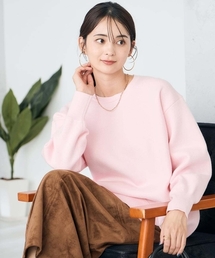 a.v.v | スウェットライクニット(ニット/セーター)