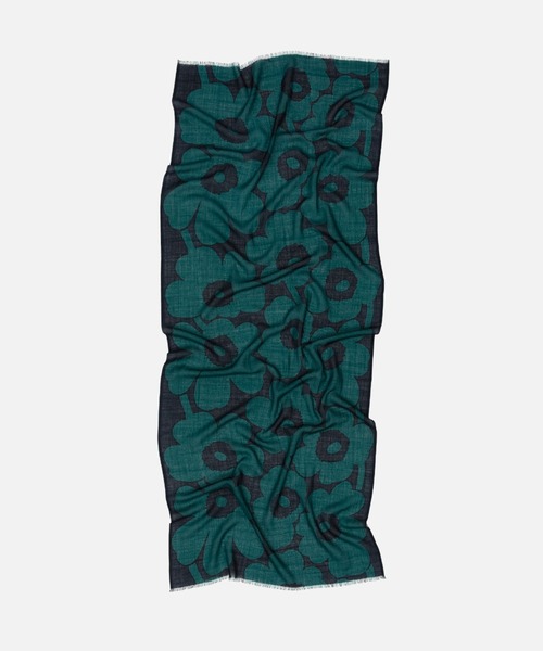 marimekko（マリメッコ）の「Fiore Unikko / Scarf（ストール/ショール・レディース・グリーン・FREE）」の3枚目の写真