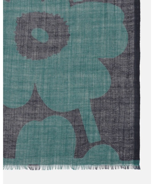 marimekko（マリメッコ）の「Fiore Unikko / Scarf（ストール/ショール・レディース・グリーン・FREE）」の5枚目の写真