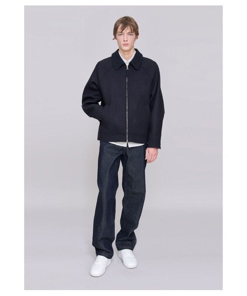 A.P.C. アーペーセー　ブルゾン　ブラック　Mサイズ　ウール BLOUSON CHASE（ブルゾン）｜A.P.C.（アーペーセー）のファッション