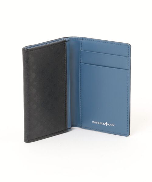 PATRICK COX（パトリック・コックス）の「PATRICK COX(パトリック･コックス)  BLACK KINGS   名刺入れ（名刺入れ・メンズ・パープル/ブルー系その他/ブラック・FREE）」の3枚目の写真