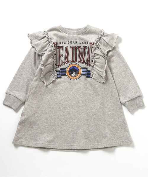 BREEZE(ブリーズ)の「【ジュニア対応】カレッジフリルワンピース(ワンピース・キッズ・ピンク/グレー/ブラウン・100/140/120/110/80/90/130)」の13枚目の写真