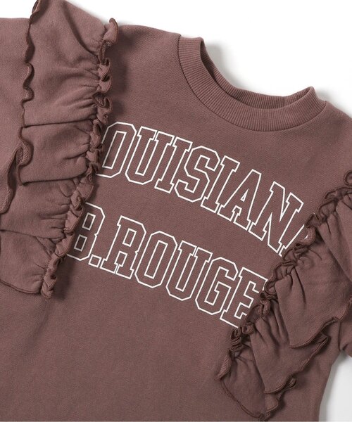 BREEZE(ブリーズ)の「【ジュニア対応】カレッジフリルワンピース(ワンピース・キッズ・ピンク/グレー/ブラウン・100/140/120/110/80/90/130)」の16枚目の写真