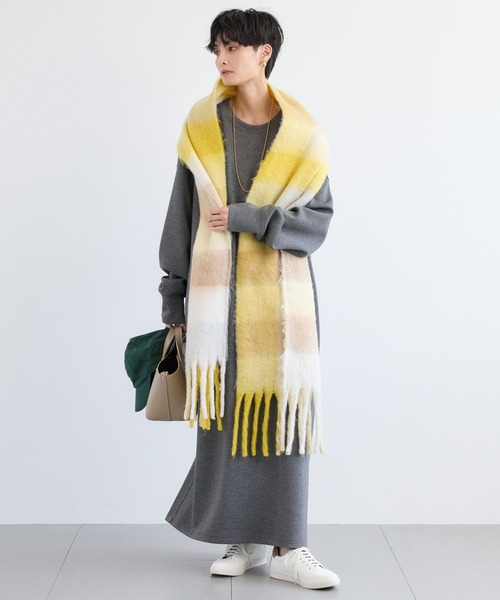 セール】BARNYARDSTORM / 刺繍チェックストール【WEB限定カラー