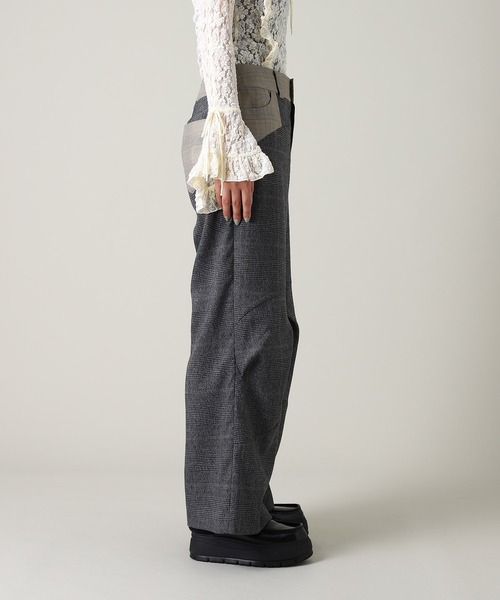 forget-me-nots(フォーゲットミーノッツ)の「Forget-me-nots Knee Fold Slacks FMN-25AW-PT-002(スラックス・レディース・グレー/ストライプ・SMALL/MEDIUM)」の5枚目の写真