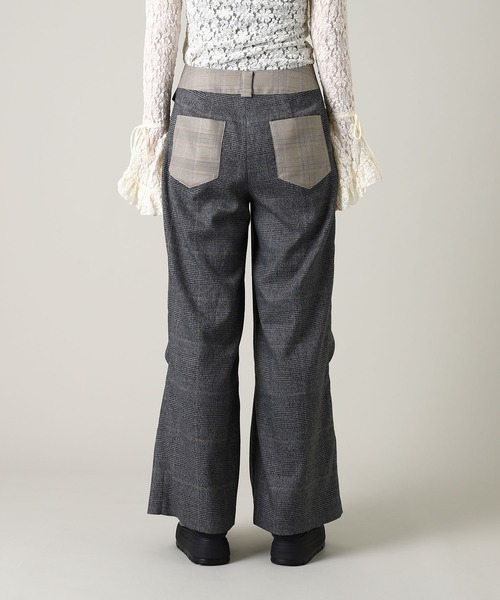 forget-me-nots(フォーゲットミーノッツ)の「Forget-me-nots Knee Fold Slacks FMN-25AW-PT-002(スラックス・レディース・グレー/ストライプ・SMALL/MEDIUM)」の6枚目の写真