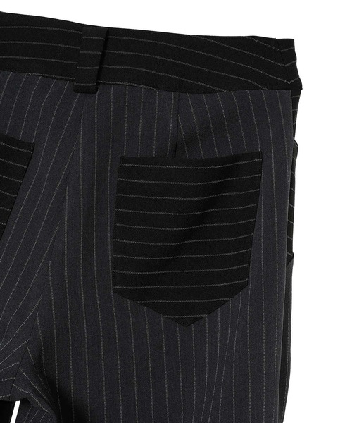 forget-me-nots(フォーゲットミーノッツ)の「Forget-me-nots Knee Fold Slacks FMN-25AW-PT-002(スラックス・レディース・グレー/ストライプ・SMALL/MEDIUM)」の16枚目の写真