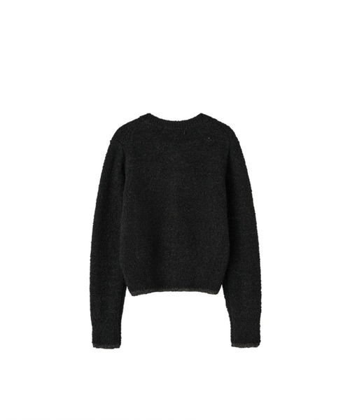 GENERAL IDEA(ジェネラルアイデア)の「【GENERAL IDEA】ブークレラメニットカーディガン / METAL MIX BOUCLE CARDIGAN(カーディガン/ボレロ・レディース・ブラック/ブラウン・L/M/S)」の7枚目の写真