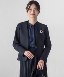 トリクシオンノーカラージャケット≪手洗い可能≫