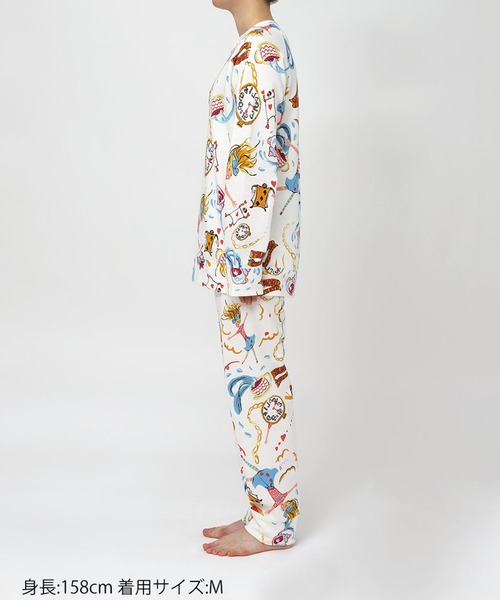 tsumori chisato SLEEP（ツモリチサト スリープ）の「あったか　パジャマ　長袖　長ズボン（ルームウェア/パジャマ・レディース・ホワイト系その他/ブラック系その他・LL）」の10枚目の写真