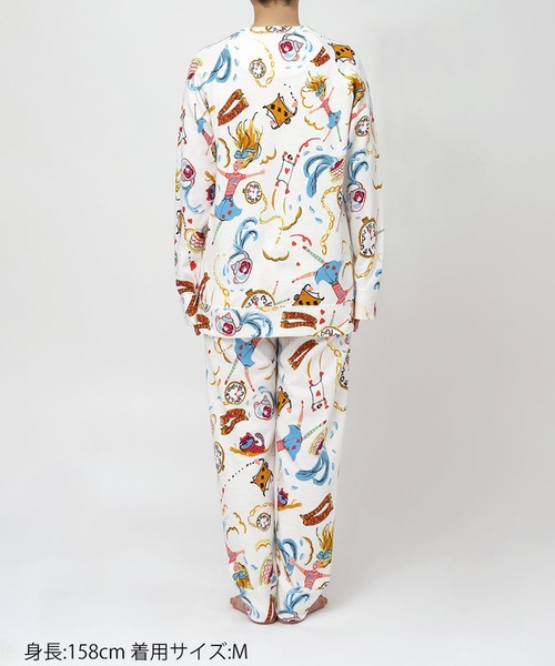 tsumori chisato SLEEP（ツモリチサト スリープ）の「あったか　パジャマ　長袖　長ズボン（ルームウェア/パジャマ・レディース・ホワイト系その他/ブラック系その他・LL）」の11枚目の写真