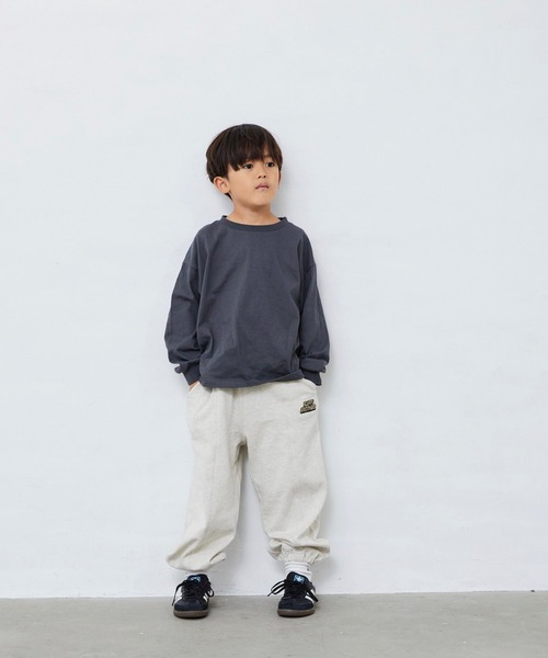 Fluffy BROTHERS(フラッフィーブラザーズ)の「スウェットパンツ(スウェットパンツ・キッズ・ブラウン/ネイビー/アイボリー・80/90/100/110/120/130/150/140)」の16枚目の写真