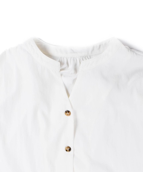 INNOCENT(イノセント)の「【ARC】【SWITCH by ARCH】Volume Sleeve Skipper Shirts ARM-706(シャツ/ブラウス・レディース・ブラウン/オフホワイト・FREE)」の4枚目の写真