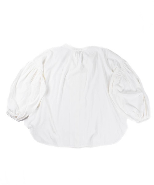 INNOCENT(イノセント)の「【ARC】【SWITCH by ARCH】Volume Sleeve Skipper Shirts ARM-706(シャツ/ブラウス・レディース・ブラウン/オフホワイト・FREE)」の7枚目の写真