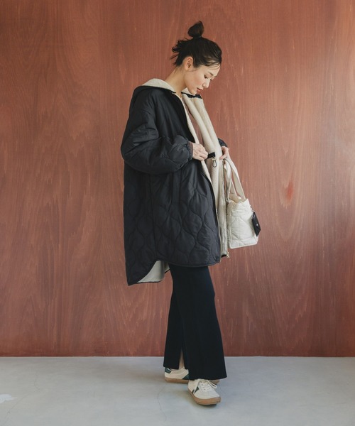 GLOBAL WORK（グローバルワーク）の「スウェットライクニットパンツ/571363（その他パンツ・レディース・ダークブラウン/ブラック/グレー・LARGE/MEDIUM）」の5枚目の写真