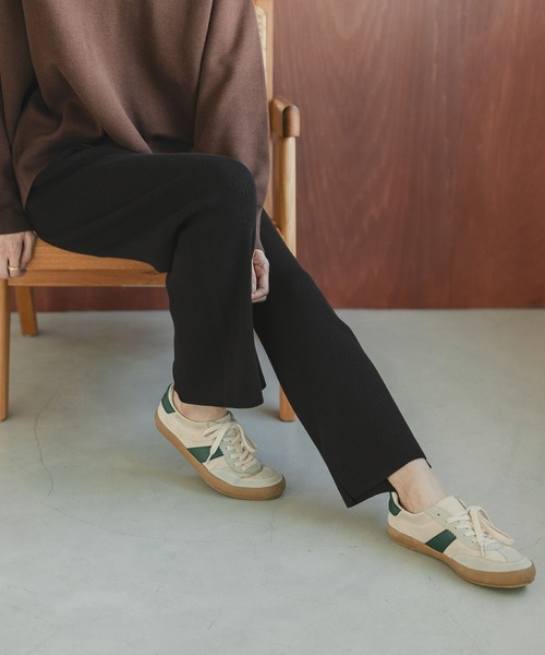 GLOBAL WORK（グローバルワーク）の「スウェットライクニットパンツ/571363（その他パンツ・レディース・ダークブラウン/ブラック/グレー・LARGE/MEDIUM）」の9枚目の写真