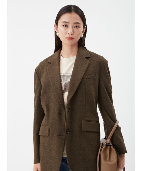 BIGコートジャケット（テーラードジャケット）｜Mila Owen（ミラ