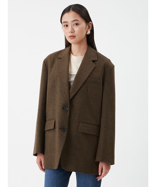 Mila Owen（ミラオーウェン）の「BIGコートジャケット（テーラード