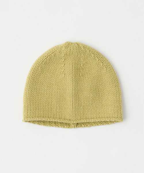 UNFIL アンフィル / french merino felt yarn chuncky-knit beanie