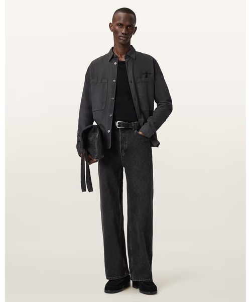 ALLSAINTS(オールセインツ)の「ROHDI LONG SLEEVE OVERSHIRT | ROHDI 長袖 オーバーシャツ(シャツ/ブラウス・メンズ・ブルー系その他・XS/S/M/L)」の3枚目の写真
