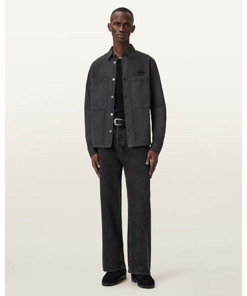 ALLSAINTS(オールセインツ)の「ROHDI LONG SLEEVE OVERSHIRT | ROHDI 長袖 オーバーシャツ(シャツ/ブラウス・メンズ・ブルー系その他・XS/S/M/L)」の4枚目の写真