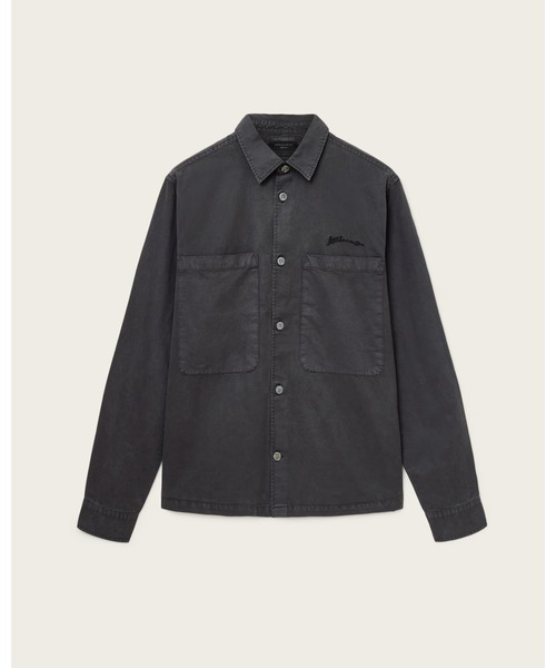 ALLSAINTS(オールセインツ)の「ROHDI LONG SLEEVE OVERSHIRT | ROHDI 長袖 オーバーシャツ(シャツ/ブラウス・メンズ・ブルー系その他・XS/S/M/L)」の6枚目の写真