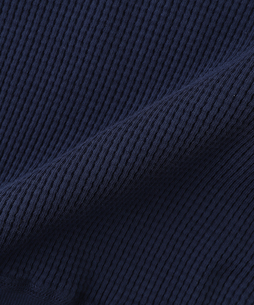 SAVE KHAKI UNITED（セーブカーキユナイテッド）の「SAVE KHAKI UNITED / セーブ カーキ ユナイテッド ワッフル フーディ（パーカー・メンズ・グレー/ブラック/ネイビー・MEDIUM/LARGE/X-LARGE）」の8枚目の写真