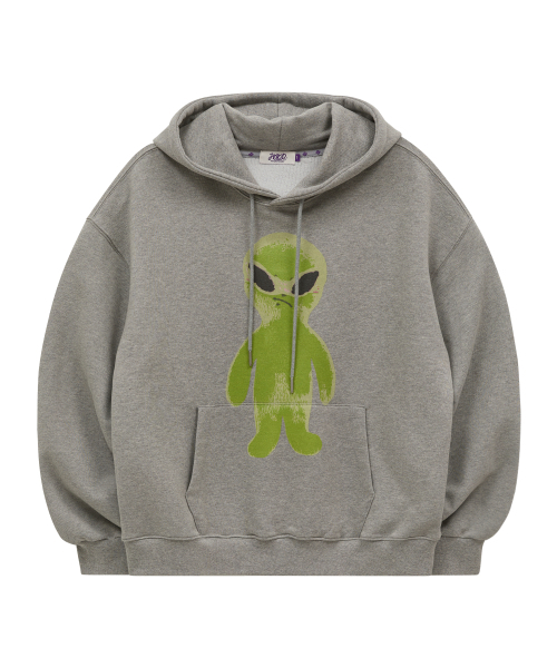 HOODHOOD(フッドフッド)の「エイリアングラフィックフードグレー(パーカー・レディース・その他・1/2)」の5枚目の写真