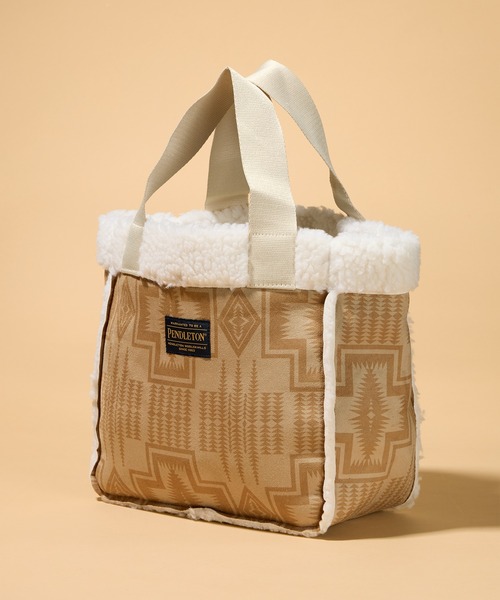 PENDLETON(ペンドルトン)の「【 PENDLETON / ペンドルトン 】ヴィーガンムートンミニトートバッグ(トートバッグ・レディース・オリーブ/ブラウン・FREE)」の2枚目の写真