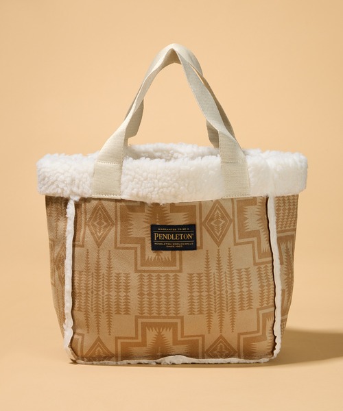 PENDLETON(ペンドルトン)の「【 PENDLETON / ペンドルトン 】ヴィーガンムートンミニトートバッグ(トートバッグ・レディース・オリーブ/ブラウン・FREE)」の3枚目の写真