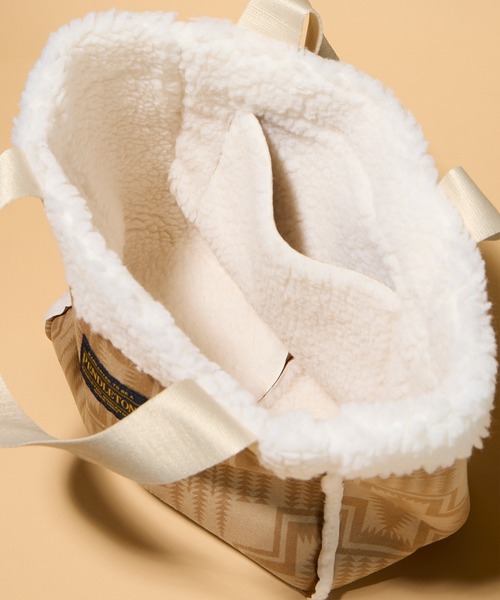 PENDLETON(ペンドルトン)の「【 PENDLETON / ペンドルトン 】ヴィーガンムートンミニトートバッグ(トートバッグ・レディース・オリーブ/ブラウン・FREE)」の8枚目の写真