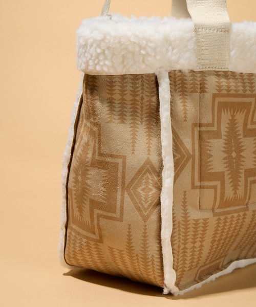 PENDLETON(ペンドルトン)の「【 PENDLETON / ペンドルトン 】ヴィーガンムートンミニトートバッグ(トートバッグ・レディース・オリーブ/ブラウン・FREE)」の11枚目の写真