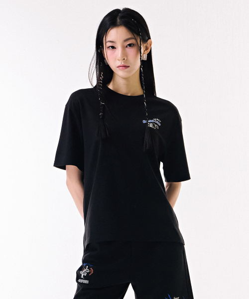 CHASECULT(チェイスカルト)の「共用キッチグラフィック半袖Tシャツ-DBRU5813D03(Tシャツ/カットソー・メンズ・ブラック・90/95/100/105)」の3枚目の写真