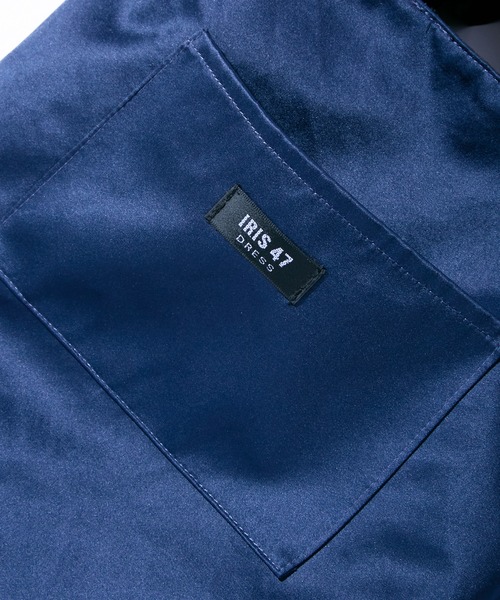 IRIS47(イリスフォーセブン)の「【IRIS 47】giggle tote bag/ギグル トート バッグ BO246(トートバッグ・レディース・ネイビー/グリーン・FREE)」の3枚目の写真