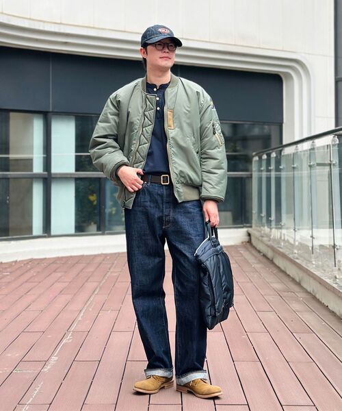 OUTSTANDING(アウトスタンディング)の「W.W. II SELVEDGE STRAIGHT PANTS_INDIGO(デニムパンツ・メンズ・その他・SMALL/MEDIUM/LARGE/X-LARGE/X-SMALL)」の8枚目の写真