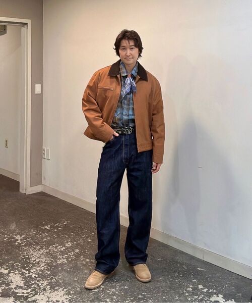 OUTSTANDING(アウトスタンディング)の「W.W. II SELVEDGE STRAIGHT PANTS_INDIGO(デニムパンツ・メンズ・その他・SMALL/MEDIUM/LARGE/X-LARGE/X-SMALL)」の3枚目の写真