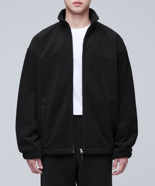 MUSINSA STANDARD（ムシンサスタンダード）の「特大のフリースハイネックジャケット[ブラック]（その他アウター・メンズ・その他・MEDIUM/LARGE/X-LARGE/XX-LARGE）」の12枚目の写真