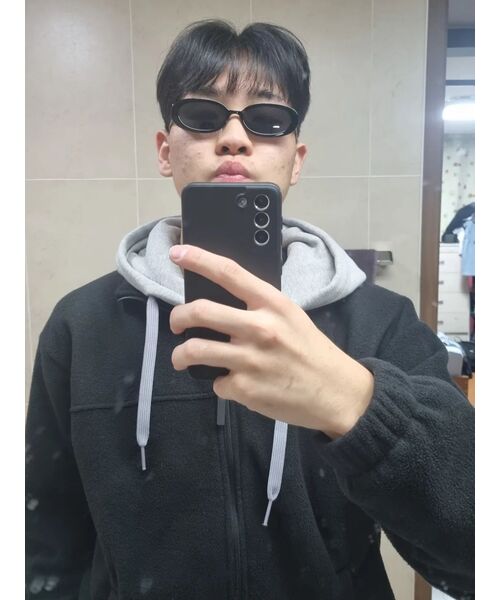 MUSINSA STANDARD（ムシンサスタンダード）の「特大のフリースハイネックジャケット[ブラック]（その他アウター・メンズ・その他・MEDIUM/LARGE/X-LARGE/XX-LARGE）」の4枚目の写真