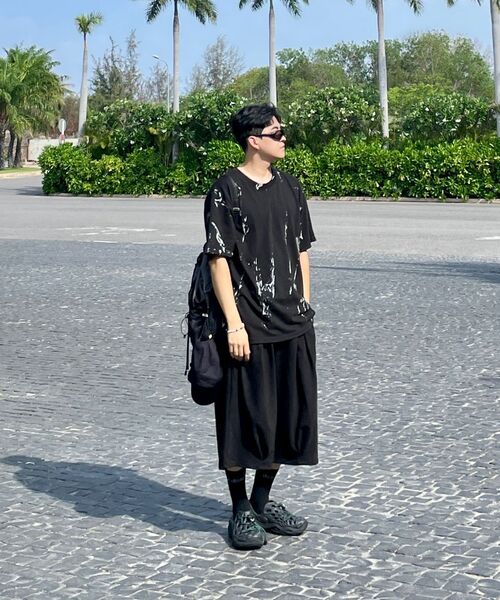 NOMANUAL（NOMANUAL）の「C.B STRING BAG - CHARCOAL（バックパック/リュック・レディース・その他・FREE）」の4枚目の写真