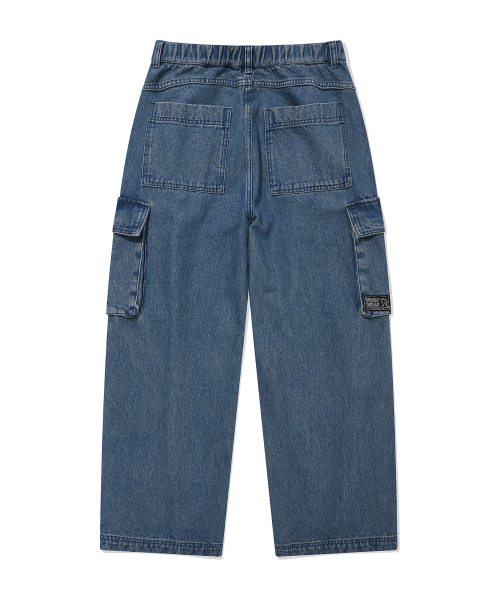 Wacky WiLLy(ワッキーウィリー)の「カーゴデニムパンツブルー(デニムパンツ・レディース・その他・LARGE/SMALL/MEDIUM)」の3枚目の写真