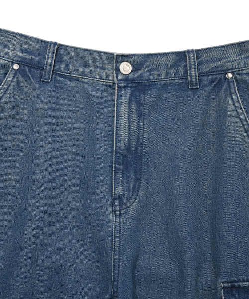 Wacky WiLLy(ワッキーウィリー)の「カーゴデニムパンツブルー(デニムパンツ・レディース・その他・LARGE/SMALL/MEDIUM)」の5枚目の写真